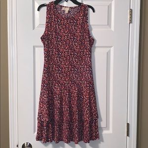 Michael Kors Floral Matte Jersey Dress